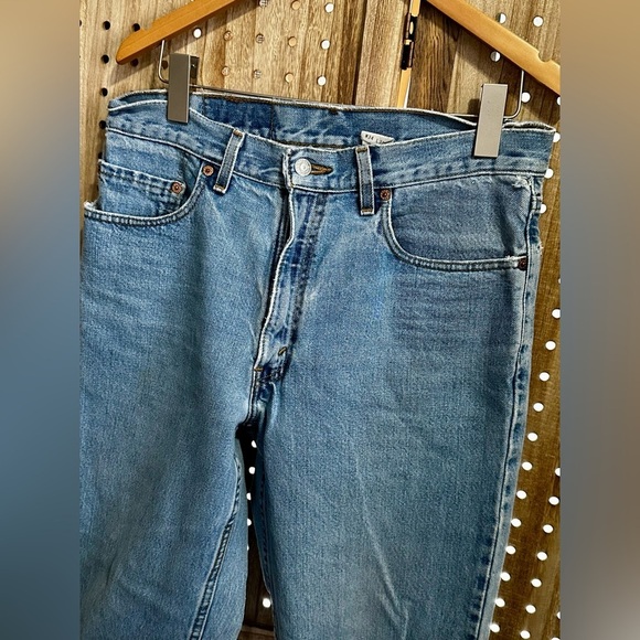 Levi’s 550 Men’s Blue Straight Leg Jeans 34x30 - Picture 4 of 6